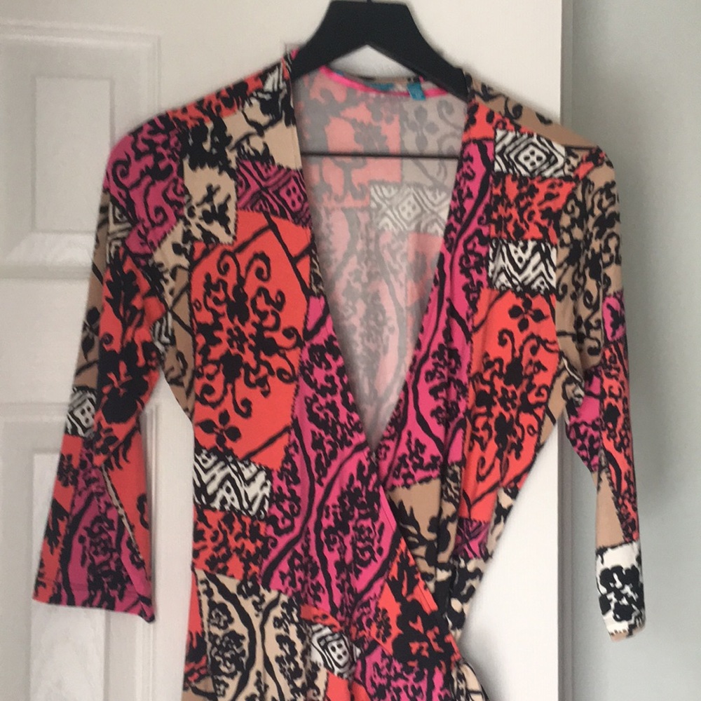 (Like New) Tori Richard Honolulu Wrap Dress (M)